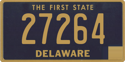 DE license plate 27264