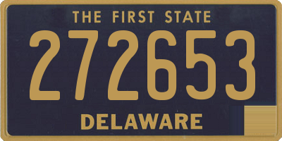DE license plate 272653