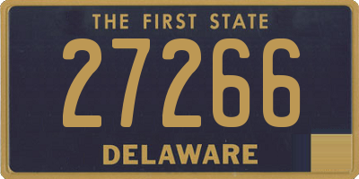 DE license plate 27266