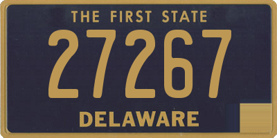 DE license plate 27267