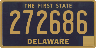 DE license plate 272686