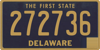 DE license plate 272736