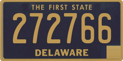 DE license plate 272766