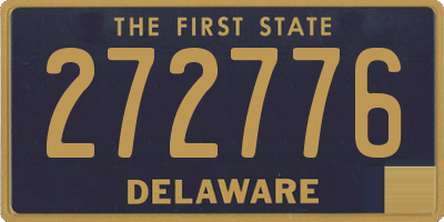 DE license plate 272776