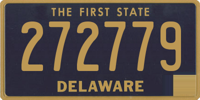 DE license plate 272779