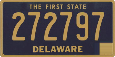 DE license plate 272797