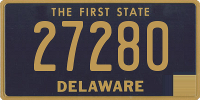 DE license plate 27280