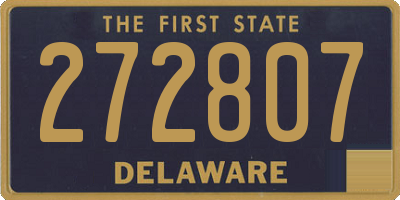 DE license plate 272807
