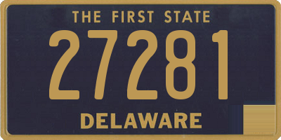 DE license plate 27281