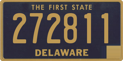 DE license plate 272811