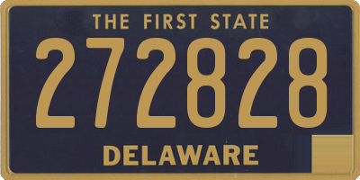 DE license plate 272828