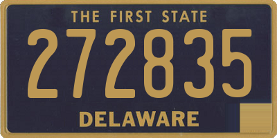 DE license plate 272835