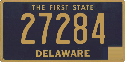 DE license plate 27284