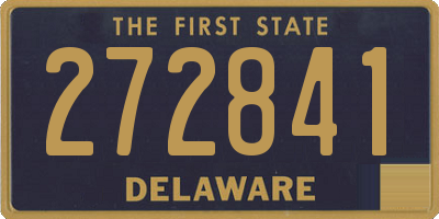 DE license plate 272841