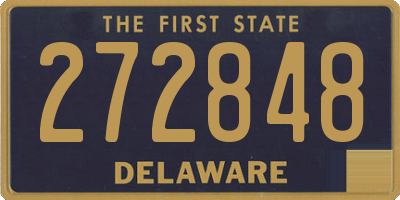 DE license plate 272848