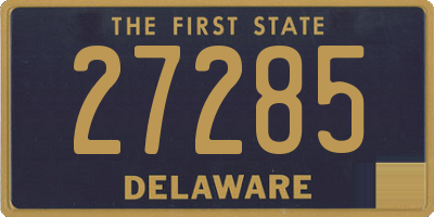 DE license plate 27285