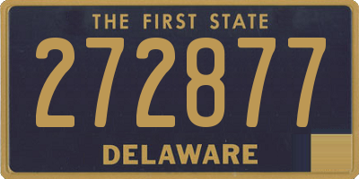 DE license plate 272877