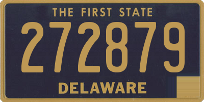 DE license plate 272879
