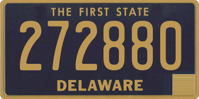 DE license plate 272880