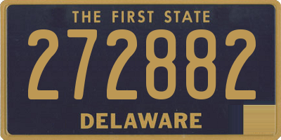 DE license plate 272882