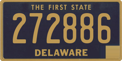 DE license plate 272886