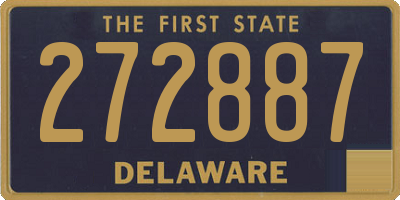 DE license plate 272887