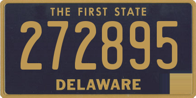 DE license plate 272895