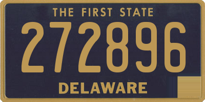 DE license plate 272896