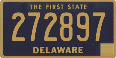 DE license plate 272897