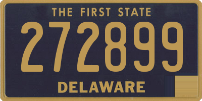 DE license plate 272899