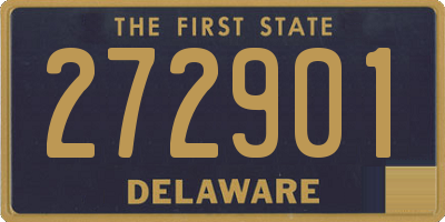 DE license plate 272901