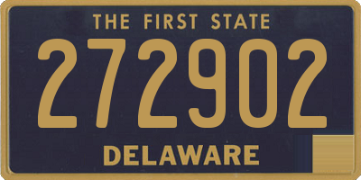 DE license plate 272902