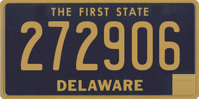 DE license plate 272906