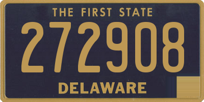 DE license plate 272908