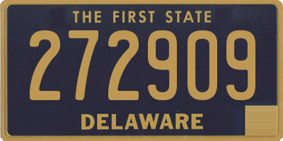 DE license plate 272909