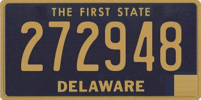 DE license plate 272948