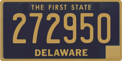 DE license plate 272950