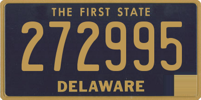 DE license plate 272995