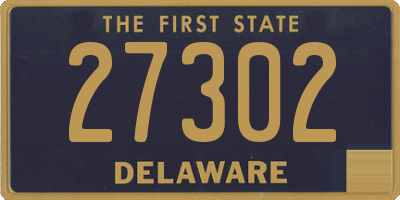 DE license plate 27302