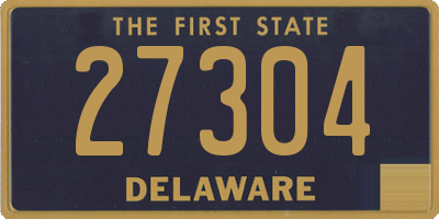 DE license plate 27304