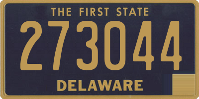 DE license plate 273044