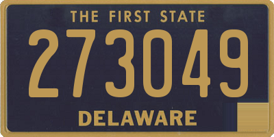 DE license plate 273049