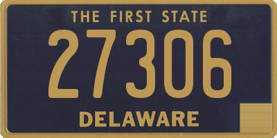 DE license plate 27306