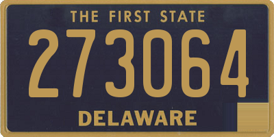 DE license plate 273064