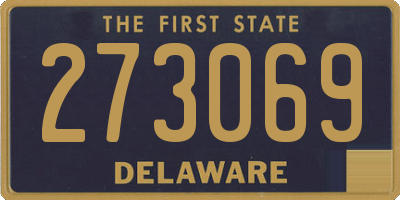 DE license plate 273069