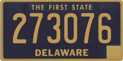 DE license plate 273076