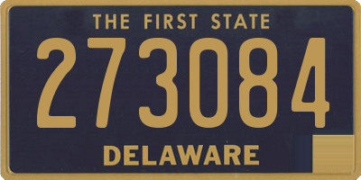 DE license plate 273084