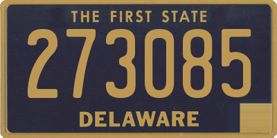 DE license plate 273085