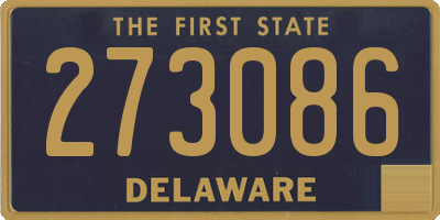 DE license plate 273086