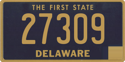 DE license plate 27309